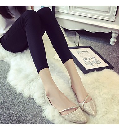 New single shoe women's shoes scoop shoes versatile leather shoes