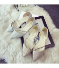 Women's Shoes Bling Flat Heel Ballerina / Pointed Toe Flats