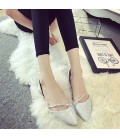 Women's Shoes Bling Flat Heel Ballerina / Pointed Toe Flats