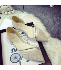 Women's Shoes Bling Flat Heel Ballerina / Pointed Toe Flats
