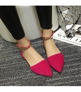 Women's Spring Summer Fall Leatherette Outdoor Dress Casual Flat