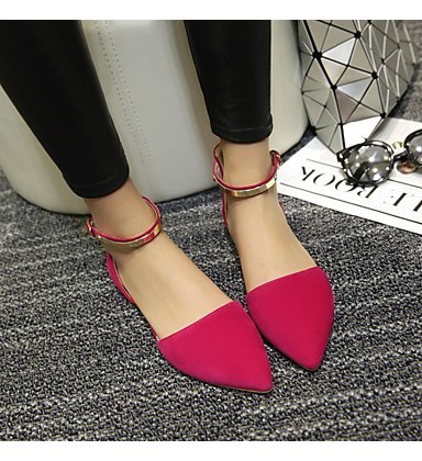 Women's Spring Summer Fall Leatherette Outdoor Dress Casual Flat