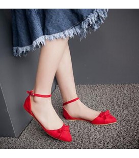 Women's Shoes Fleece Flat Heel Comfort / Pointed Toe Flats