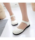 Women's Flats Spring Summer Fall Comfort Ankle Strap PU