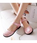 Women's Flats Spring Summer Fall Comfort Ankle Strap PU