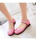 Women's Flats Spring Summer Fall Comfort Ankle Strap PU
