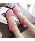 Women's Flats Spring Summer Fall Comfort Ankle Strap PU
