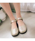 Women's Flats Spring Summer Fall Comfort Ankle Strap PU