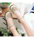 Women's Flats Spring Summer Fall Comfort Ankle Strap PU