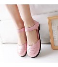Women's Flats Spring Summer Fall Comfort Ankle Strap PU