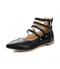 Women's Flats Spring Summer Fall Winter Gladiator Leatherette Dress 