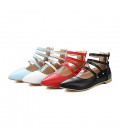 Women's Flats Spring Summer Fall Winter Gladiator Leatherette Dress 