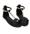 Women's Sandal T-Strap Open Toe Flat Sandal for Dress