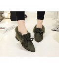 Women's Flats Winter Mary Jane Suede Casual Flat