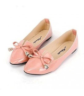 Women's Spring Fall Comfort Leatherette Outdoor Casual Flat