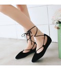 Women's Flats Spring Summer Fall Comfort Ankle Strap Fleece Office & Career Athletic Casual Flat