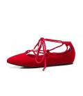 Women's Flats Spring Summer Fall Comfort Ankle Strap Fleece Office & Career Athletic Casual Flat