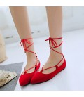 Women's Flats Spring Summer Fall Comfort Ankle Strap Fleece Office & Career Athletic Casual Flat