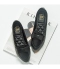 Women's Flats Comfort Leatherette Casual Black Red Gray Almond