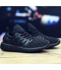 Men Cotton Fabric Rubber Solid Casual Shoes