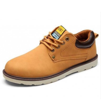 Men Spring Autumn Waterproof Solid Man  Flat