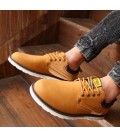 Men Spring Autumn Waterproof Solid Man  Flat
