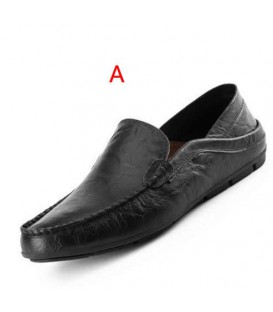 Casual Driving Shoes Genuine Leather Loafers Men Shoes