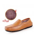 Casual Driving Shoes Genuine Leather Loafers Men Shoes