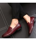 Men luxury Brand Moccasin Leather Casual Driving Oxfords Shoes 