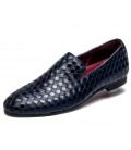 Men luxury Brand Moccasin Leather Casual Driving Oxfords Shoes 
