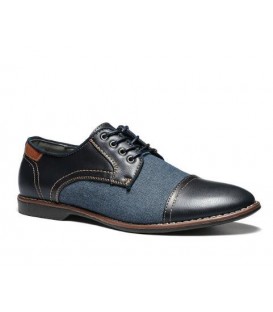 men casual handmade breathable comfortable jeans shoes