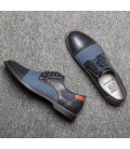 men casual handmade breathable comfortable jeans shoes