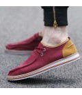 Men Canvas Shoes Spring Summer Lace-up Low Style Fashion
