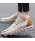Men Canvas Shoes Spring Summer Lace-up Low Style Fashion