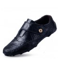 Men Causal Shoes Genuine Leather Slip On Men Shoes