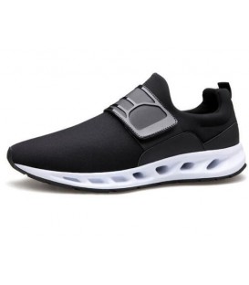 Air mesh men casual shoes breathable black shoes