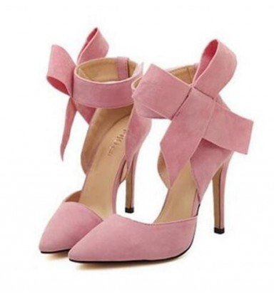 Women Big Bow Tie Pumps Butterfly Pointed Stiletto Shoes Women Big Bow Tie Pumps Butterfly Pointed Stiletto Shoes