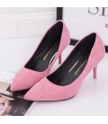  Women Shoes Pointed Toe Pumps Patent Leather Dress Shoes 