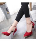 Women Suede Pumps High Heels Women OL Pumps