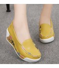 Women's Genuine Leather Platform Shoes