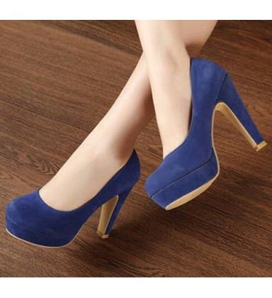 woman Pumps autumn thick heel shoes