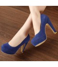 woman Pumps autumn thick heel shoes