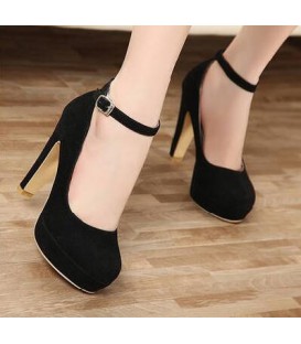 woman Pumps autumn thick heel shoes