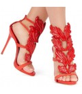 women shoes high heels sandal patent leather gladiator women pumps 