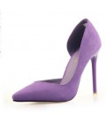 Spring Summer Solid Concise Pumps Sexy Lady Super High Thin Heel Women Shoes