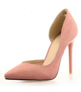 Spring Summer Solid Concise Pumps Sexy Lady Super High Thin Heel Women Shoes