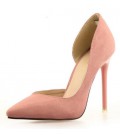 Spring Summer Solid Concise Pumps Sexy Lady Super High Thin Heel Women Shoes