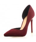 Spring Summer Solid Concise Pumps Sexy Lady Super High Thin Heel Women Shoes