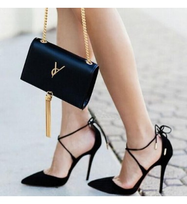 Summer Style women's Lace Up high heels Pointed Toe Bandage Stiletto sandals
