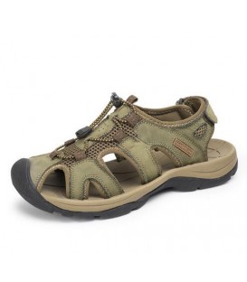 Men Sandals Genuine Leather Fashion Summer Shoes